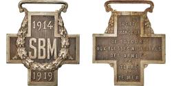 World Coins - France, Secours aux Blessés Militaires, Armée de Terre et de Mer, Medal