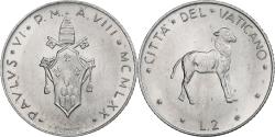 World Coins - Vatican, Paul VI, 2 Lire, 1970 (Anno VIII), Rome, Aluminum, , KM:117