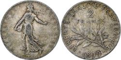 World Coins - Coin, France, Semeuse, 2 Francs, 1899, Paris, , Silver, KM:845.1