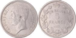 World Coins - Coin, Belgium, 5 Francs, 5 Frank, 1931
