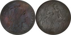 World Coins - France, 10 Centimes, Daniel-Dupuis, 1921, Paris, Bronze, , Gadoury:277
