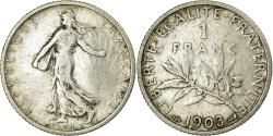 World Coins - Coin, France, Semeuse, Franc, 1903, , Silver, KM:844.1, Gadoury:467