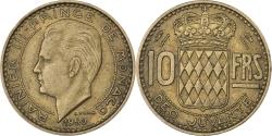 World Coins - Monaco, Rainier III, 10 Francs, 1950, Paris, Aluminum-Bronze, , KM:130