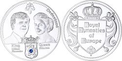 World Coins - Netherlands, Medal, Royal Dynasties of Europe, King Willem Alexander-Queen