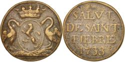 World Coins - France, Méreau, Religion, Religions & beliefs, 1733, , Bronze