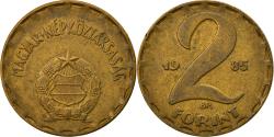 World Coins - Coin, Hungary, 2 Forint, 1985, Budapest, , Brass, KM:591