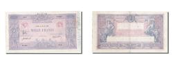 World Coins - Banknote, France, 1000 Francs, 1 000 F 1889-1926 ''Bleu et Rose'', 1917