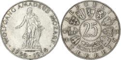 World Coins - Austria, 25 Schilling, 1956, Silver, , KM:2881