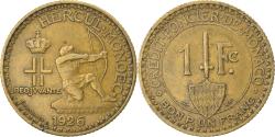 World Coins - Coin, Monaco, Louis II, Franc, 1924, Poissy, , Aluminum-Bronze, KM:111