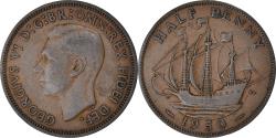 World Coins - Coin, Great Britain, George VI, 1/2 Penny, 1950, , Bronze, KM:868