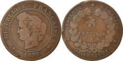World Coins - Coin, France, Cérès, 5 Centimes, 1877, Paris, , Bronze, KM:821.1