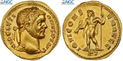 Ancient Coins - Diocletian, Aureus, 293-294, Trier, Gold, NGC, , RIC:15