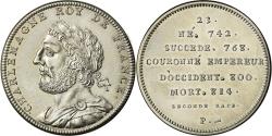 World Coins - France, Medal, Les Rois de France, Charlemagne, History, Piéfort,
