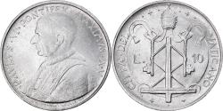 World Coins - Coin, VATICAN CITY, Paul VI, 10 Lire, 1967, , Aluminum, KM:95