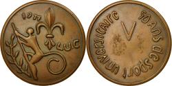 World Coins - France, Medal, 50 Ans des Sports Universitaires, 1977, , Bronze