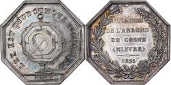 World Coins - France, Token, Notaires de l'Arrondissement de Cosne, Nièvre, 1835, Silver