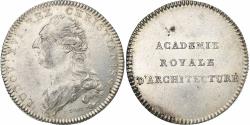World Coins - France, Token, Louis XVI, Académie Royale d'Architecture, n.d., Silver, Droz