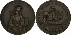 World Coins - France, Medal, Institut Normal, 1905, Bronze, Marey,
