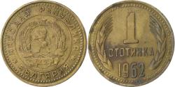 World Coins - Bulgaria, Stotinka, 1962, Brass, , KM:59