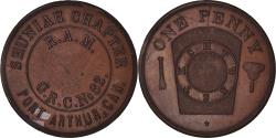 World Coins - Canada, Token, Masonic, Port Arthur, Shunia, Chapter Penny, , Copper