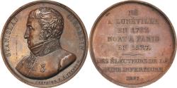 World Coins - France, Medal, Stanislas Girardin, Seine Inférieure, Politics, 1827, Peuvrier