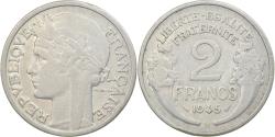 World Coins - Coin, France, Morlon, 2 Francs, 1945, Beaumont - Le Roger, , Aluminum