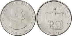 World Coins - Coin, VATICAN CITY, John Paul II, 50 Lire, 1987, , Stainless Steel, KM:201