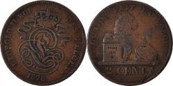 World Coins - Coin, Belgium, 2 Centimes, 1870