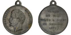World Coins - France, Medal, Louis Napoléon Bonaparte, Visite à Niort, 1852, Silvered Brass