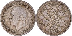 World Coins - Coin, Great Britain, George V, 6 Pence, 1933, , Silver, KM:832
