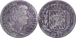World Coins - Kingdom of Bavaria, Ludwig I, 6 Kreuzer, 1835, Munich, Billon, , KM:748
