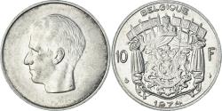 World Coins - Coin, Belgium, 10 Francs, 10 Frank, 1974