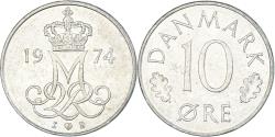 World Coins - Coin, Denmark, 10 Öre, 1974
