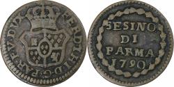 World Coins - Italy, Duchy of Parma, Ferdinand I, Sesino, 1790, Parma, , Copper, KM:3