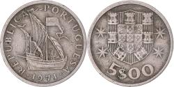 World Coins - Coin, Portugal, 5 Escudos, 1971