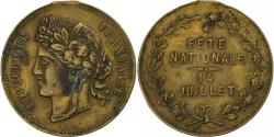 World Coins - France, Medal, 14 Juillet, Brass,