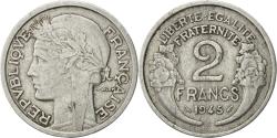 World Coins - Coin, France, Morlon, 2 Francs, 1945, Castelsarrasin, , Aluminum