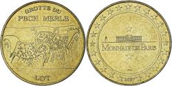 World Coins - France, Token, Touristic token, Cabrerets - Grotte du Pech Merle, Arts &