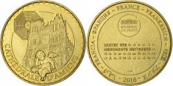 World Coins - France, Token, Cathédrale d'Amiens, 2016, Copper-nickel Aluminium, Monnaie de