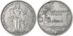 World Coins - FRENCH OCEANIA, 5 Francs, 1952, Paris, Aluminum, , Lecompte:24, KM:4