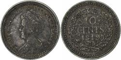 World Coins - Netherlands, Wilhelmina I, 10 Cents, 1919, Silver, , KM:145