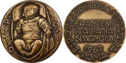 World Coins - Italy, Medal, Esposizione della Medaglia, 1967, Bronze,