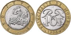 World Coins - Monaco, Rainier III, 10 Francs, 1996, Bi-Metallic, , Gadoury:MC160