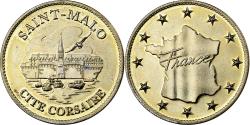 World Coins - France, Token, Saint-Malo - Cité Corsaire, Copper-nickel Aluminium, France