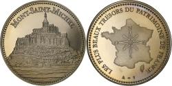 World Coins - France, Medal, Mont Saint-Michel, Copper-nickel,