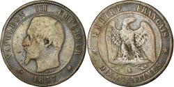 World Coins - Coin, France, Napoleon III, Napoléon III, 10 Centimes, 1857, Bordeaux