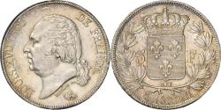 World Coins - Coin, France, Louis XVIII, 5 Francs, 1822, La Rochelle, , Silver