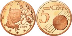 World Coins - France, 5 Euro Cent, 2009, BE, , Copper Plated Steel, KM:1284