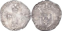World Coins - Coin, France, Henri IV, 1/4 Ecu, Nantes, , Silver, Duplessy:1222