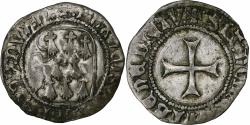 World Coins - Duchy of Brittany, François II, Blanc à la targe, 1484-1488, Nantes, Billon